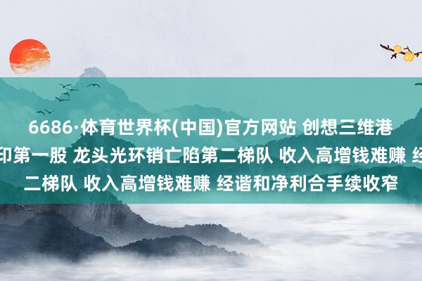 6686·体育世界杯(中国)官方网站 创想三维港股IPO：消耗级3D打印第一股 龙头光环销亡陷第二梯队 收入高增钱难赚 经谐和净利合手续收窄